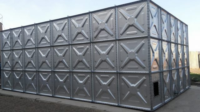 Galvanizli Modüler Su Deposu Galvanizli Modüler Su Deposu